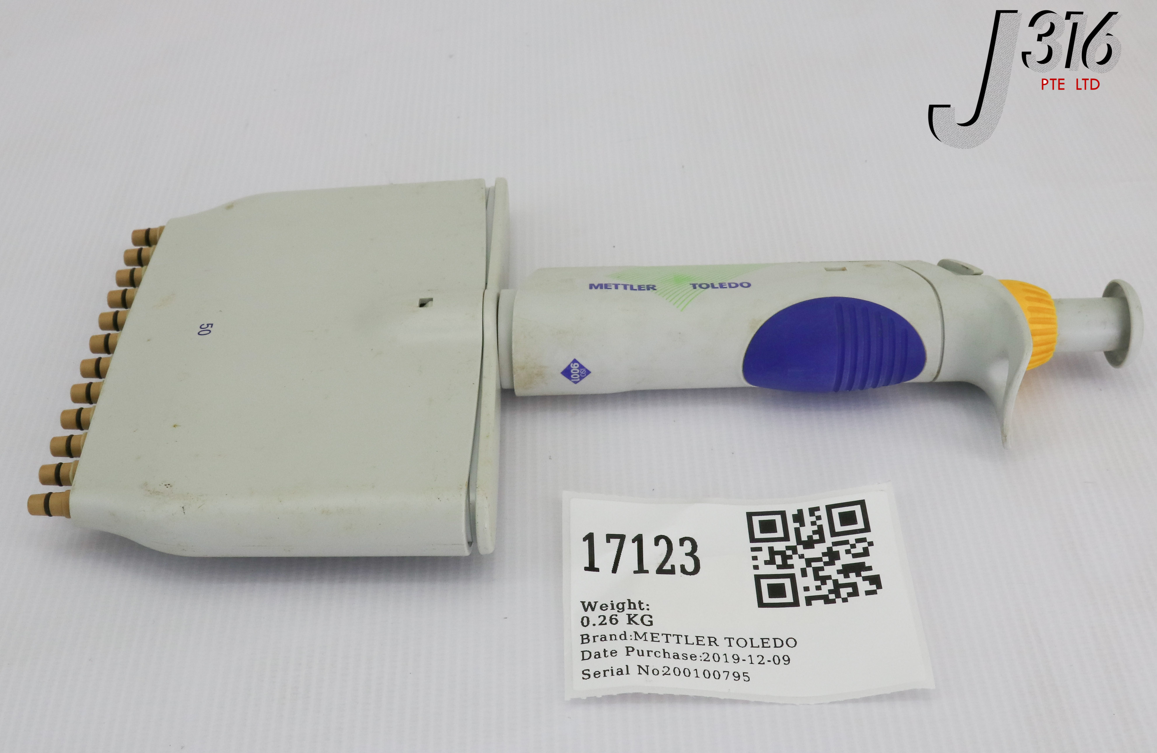 17123 METTLER TOLEDO 12 CHANNEL MULTI-CHANNEL PIPETTE, 5-50UL - | eBay
